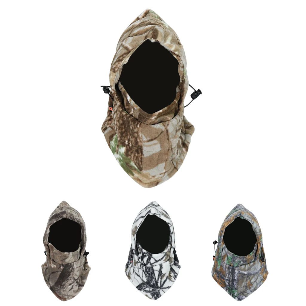 Camouflage Windproof Warm Winter Sports Ski Cycling Fleece Balaclava Hat Cap Neck Hood Face Mask | Спорт и развлечения