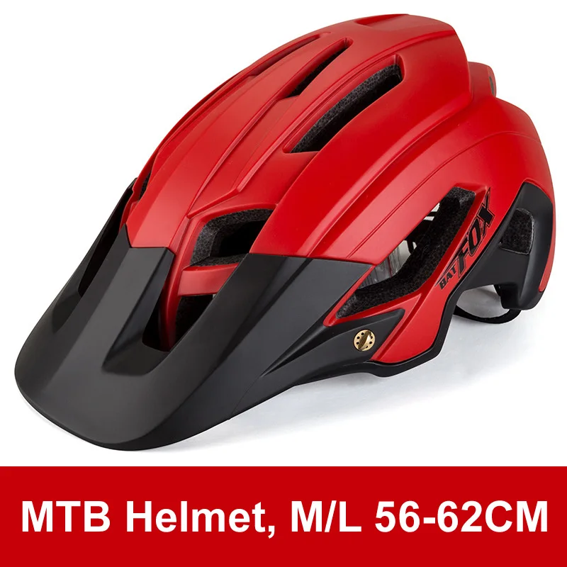 13 Batfox велосипедный шлем ультралегкий велосипедный шлем Casco Ciclismo интегрально-Формованный велосипедный шлем дорожный горный MTB шлем 56-62 см - Цвет: 13