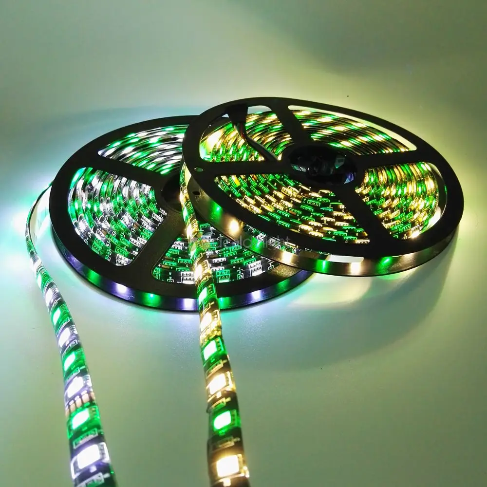 Черная Светодиодная лента PCB 5050 RGB/RGBW 60 светодиодов/м гибкая светодиодная IP20/IP65/IP67