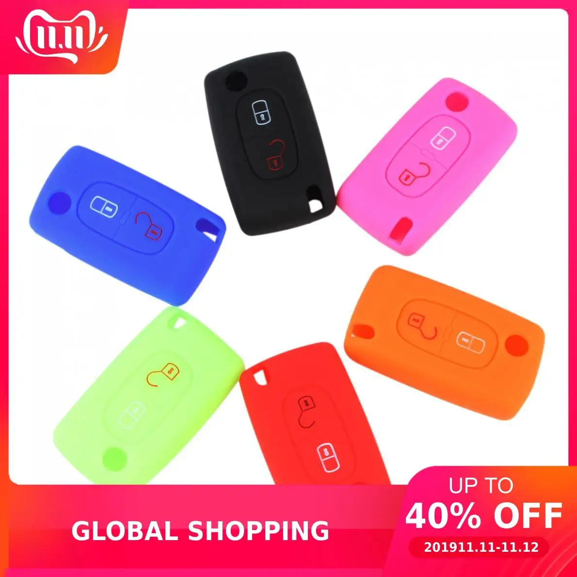Wih эмблемы силиконовые складные флип ключи чехол дистанционного управления 2