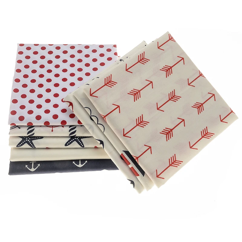 Морской якорь в полоску саржевая хлопчатобумажная ткань стрела морской морская