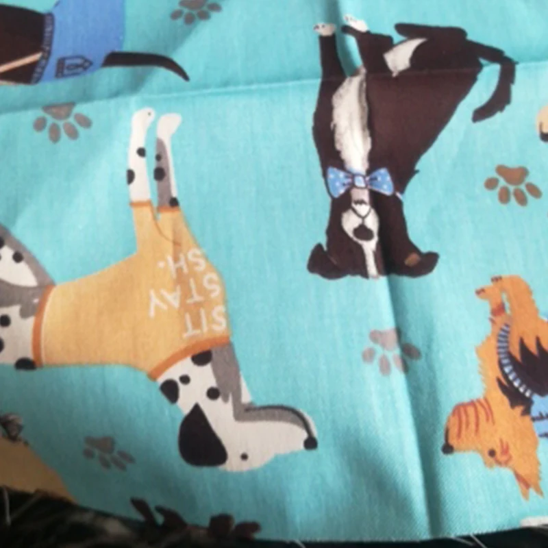 Стеганая саржа Booksew Blue Tissu Tecido 100% хлопчатобумажная ткань для шитья и