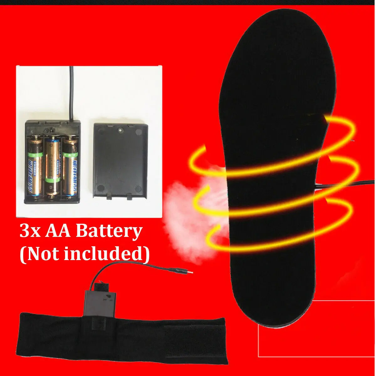 USB Подогрев стельки ноги с подогревом Электрический обуви теплые носки