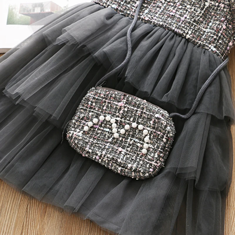 Платье принцессы для девочек Mayfair элегантная Милая Одежда на осень и зиму