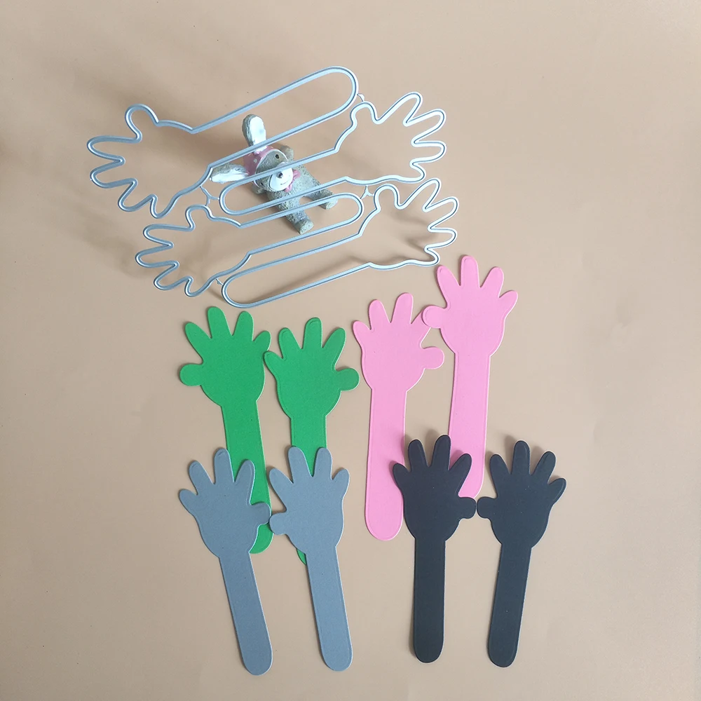 2 пары вырубных штампов разных размеров сделай сам для скрапбукинга изготовления