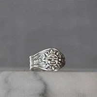 vintage sun god womans rings wholsale lots ancient greek style fine jewelry ring on the neck holiday party gift accessories