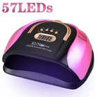 Мощное устройство для сушки гель-лака для всех ногтей, аппарат для маникюра с низким уровнем нагрева, профессиональное розовое оборудование для дизайна ногтей