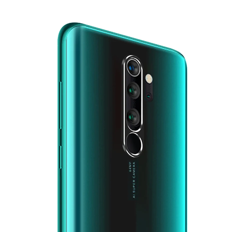 BoeYink 21D металлическое защитное кольцо для Xiaomi Redmi Note 8 Pro Защитная пленка для камеры Xiaomi Redmi Note 8 pro защита экрана - Цвет: Black
