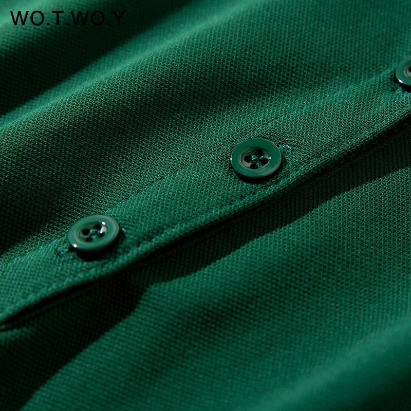 Женское трикотажное платье WOTWOY повседневное хлопковое с коротким рукавом и