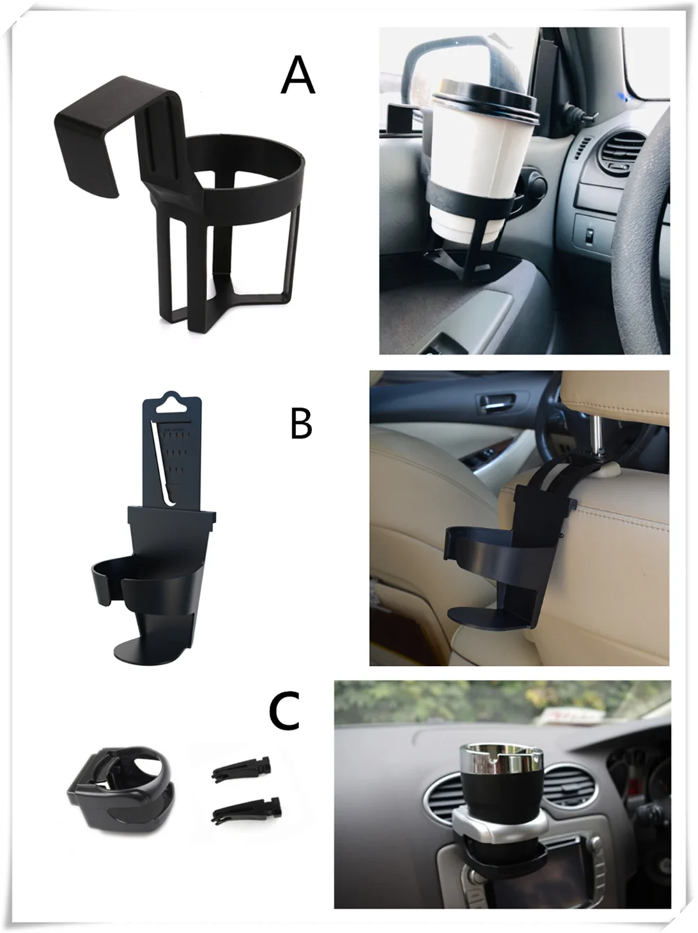 Автомобильный подстаканник для напитков воды volkswagen bmw e46 e90 peugeot 206 307 mercedes audi a3 seat