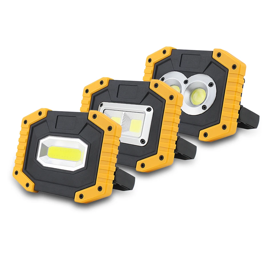 Светодиодный рабочий фонарик с COB матрицей водонепроницаемый светильник