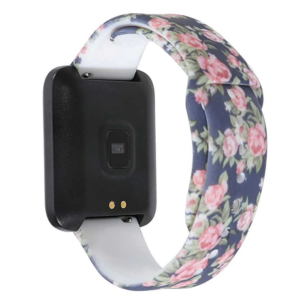 Сменный ремешок для часов 18 мм 20 22 Amazfit Pace Smartwatch/ Stratos Smartwatch/Ticwatch Pro печать