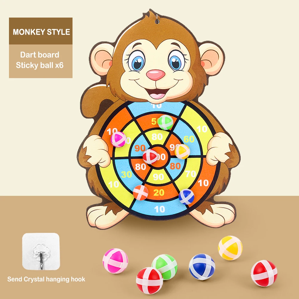 

Dartboards Toy Children Throw Ball Dartboard Target Sticky Ball Dartboard Creative Throw Party Outdoor Sports Sucker Ball Toy