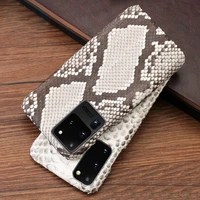 real snake leather phone case for samsung galaxy s20 s10e s7 s8 s9 s10 plus for note 20 ultra 8 9 10 plus a51 a70 a71 case