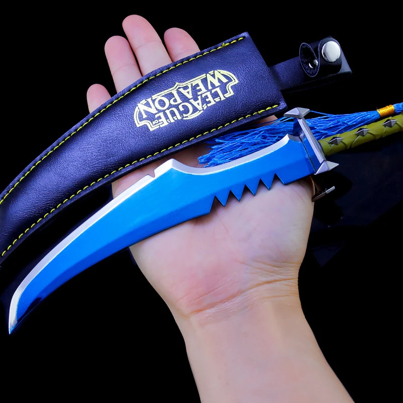 Игровая модель меч игрушечный мастер сплав оружия нож Ключ 22 см с кобурой