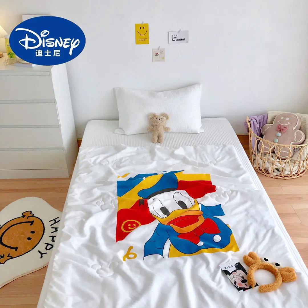 

Disney Donald Duck Dumbo Baby Blanket Children's Cartoon StellaLou Blanket Boys and Girls Nursery Nap Air Conditioning Blanket