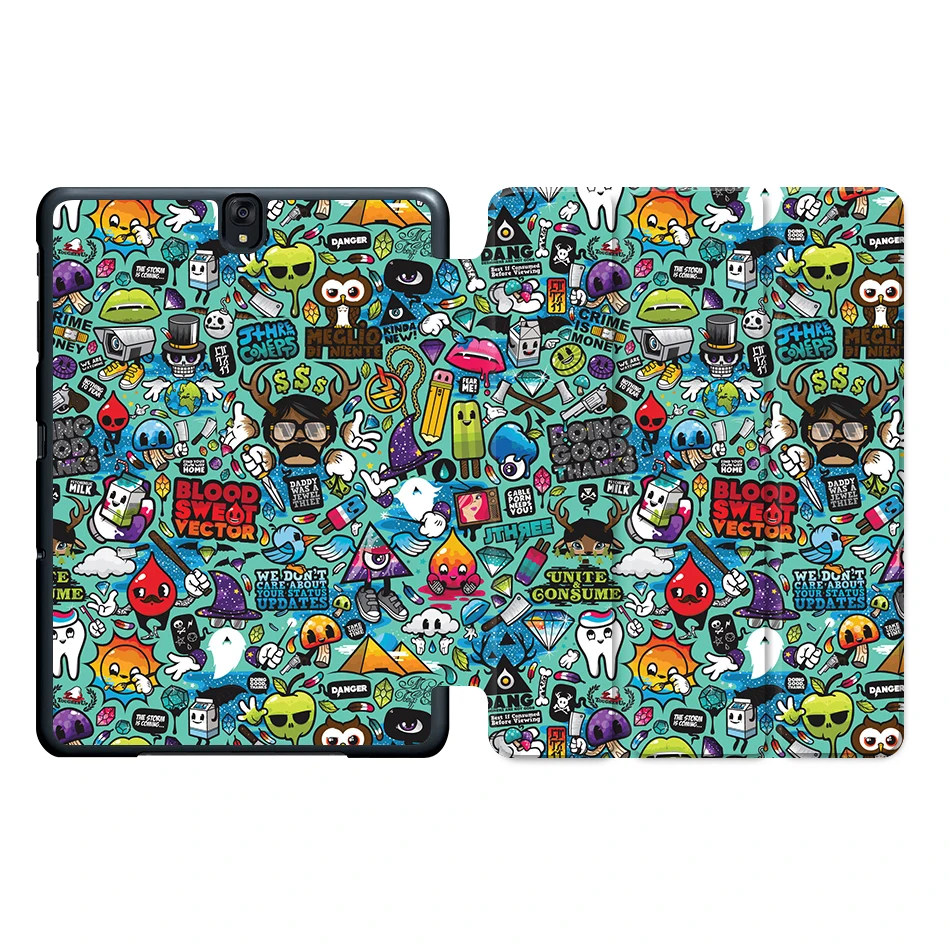 MTT чехол для планшета для samsung Galaxy Tab S3, 9,7 дюймов, SM-T820, T825, T829, ультра тонкий откидной смарт-чехол из искусственной кожи, защитный чехол - Цвет: SS18