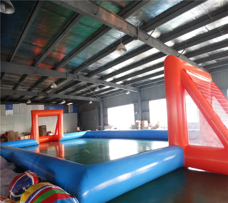 Надувная водная игровая площадка футбольный мяч|Детская площадка| |