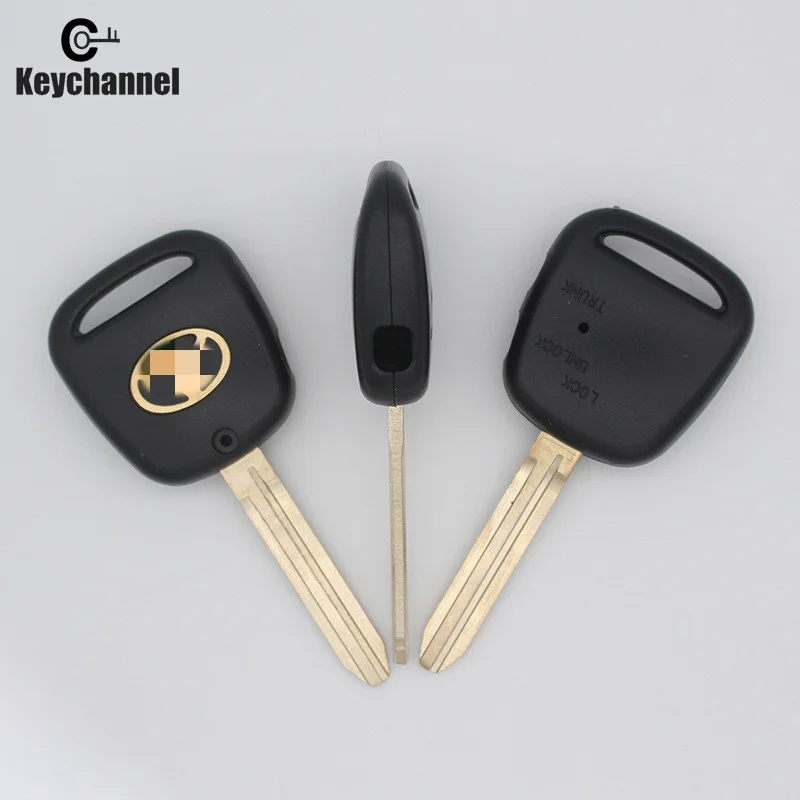 PCS 1 Hole Button With TOY43 Blade Car Key Case Replace Remote Shell For TOYOTA Carina Estima Harrier Previa Corolla Celica | Автомобили и