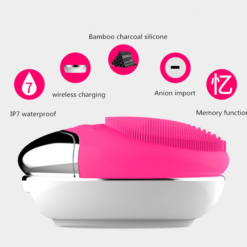 Электрическое очищающее средство для лица массажная Беспроводная Очищающая