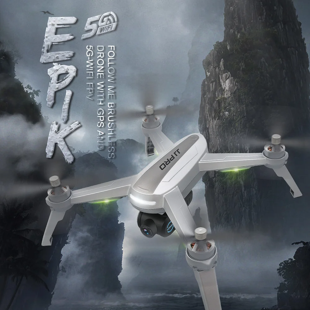 

GPS Position RC Quadcopter Drone WIFI FPV 1080P Camera Professional Drones For Adult Brushless Motor Rc Helicopter Dron Gift