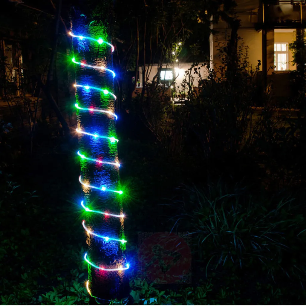 10 м 100 светодиодов веревка Сказочный светильник на водонепроницаемой батарее