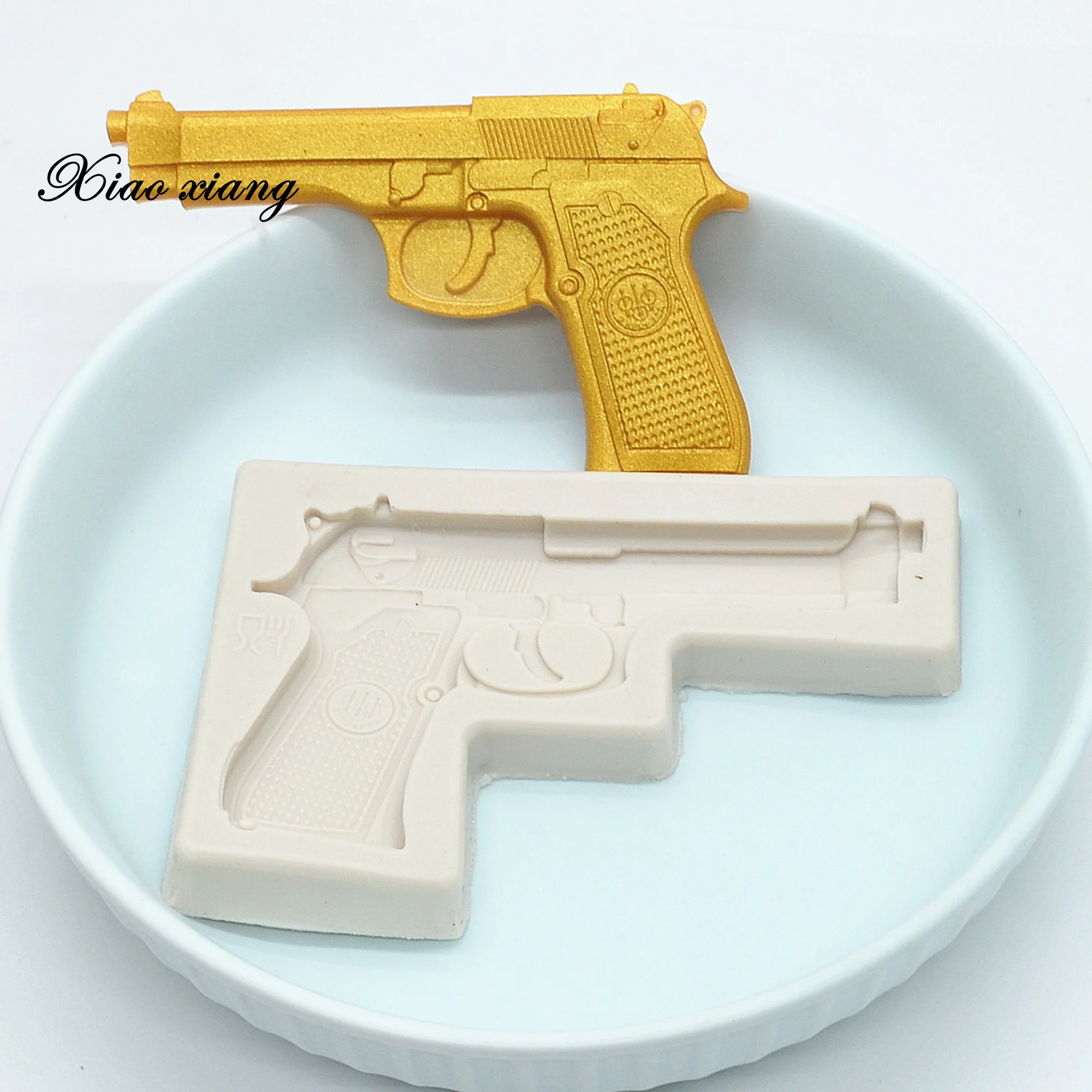 Силиконовые формы в виде пистолета для малышей на день рождения кексов топперов