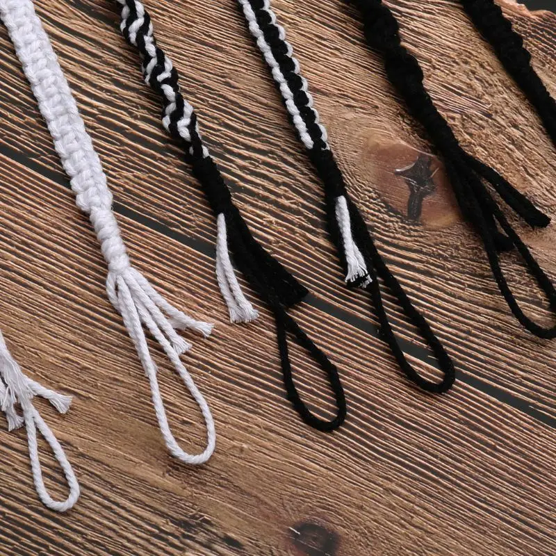 

Vintage Cotton Macrame Pacifier NEW Clip Braided Pacifier Chain Baby Pacifier Holder Straps Unisex Design