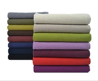 width 51 autumn winter thickened solid color slubby cotton linen fabric for jacket trousers tang costume material