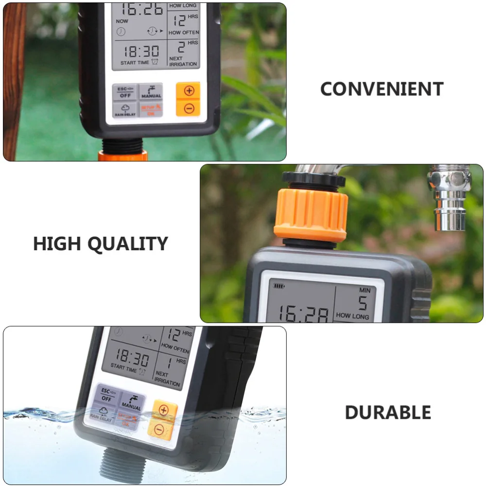 

1 Set Lawn Watering System Automatic Water Timer Irrigation Timer (Single Exit)
