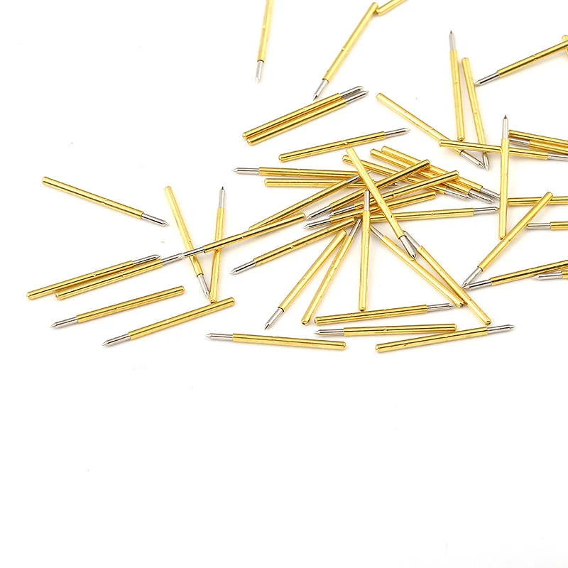 100PCS P160-B1 Straight Tip Spring Test Probe Needle Tube Outer Diameter 1.36mm Total Length 24.5mm PCB | Обустройство дома