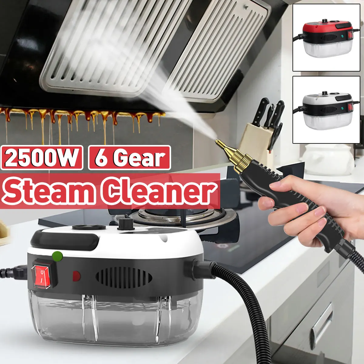 High Temperature High Pressure Mobile Cleaning Machine Steam Cleaner Electric Steaming Cleaner AC Kitchen Hood Cleaning Machine high pressure high temperature steam cleaner disinfection household kitchen hood steam spray gun washing machine