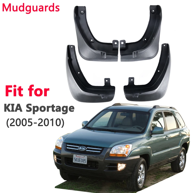 

Брызговики автомобильные щитки для KIA Sportage KM 2005-2010 2006 хэтчбек наклейки всплеск брызговик крыло брызговиков аксессуары Товары