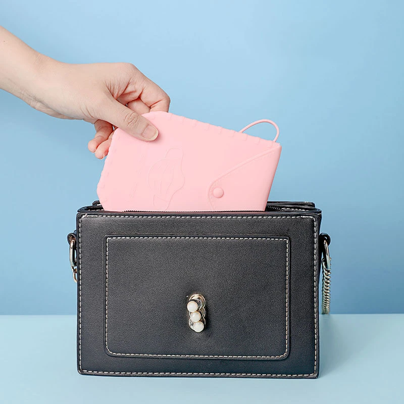 

7PCS Mask Storage Box (Without Masks)Portable Face Masks Silica Gel Organizer And Moisture-Proof Storage Bag Organizer