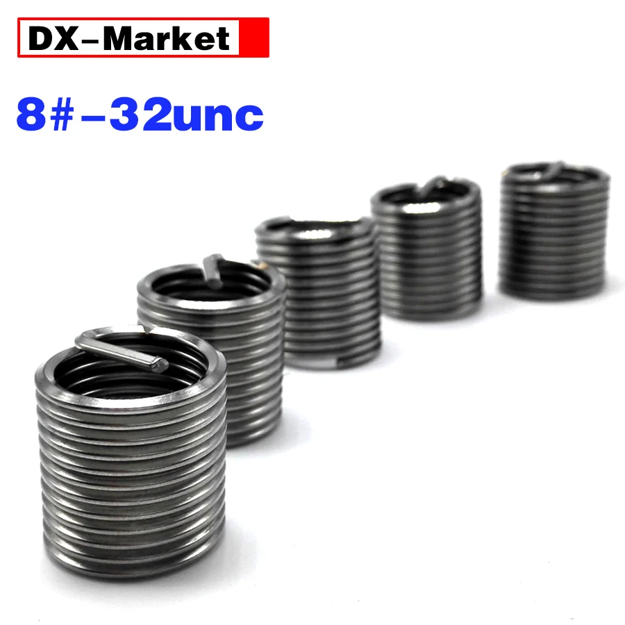 

8 # резьбовые вставки, 304 нержавеющая сталь 8-32unc Резьбовая вставка, 8 #-32unc ,G003