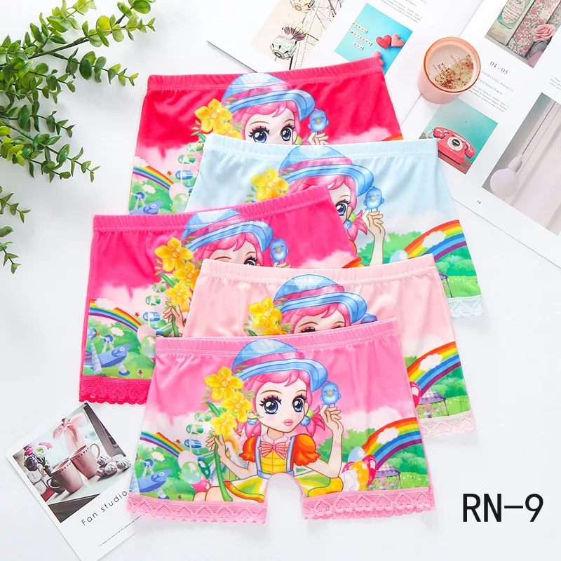 Детское нижнее белье Новинка 2020 года Хлопковые трусы принцессы с 3D принтом для