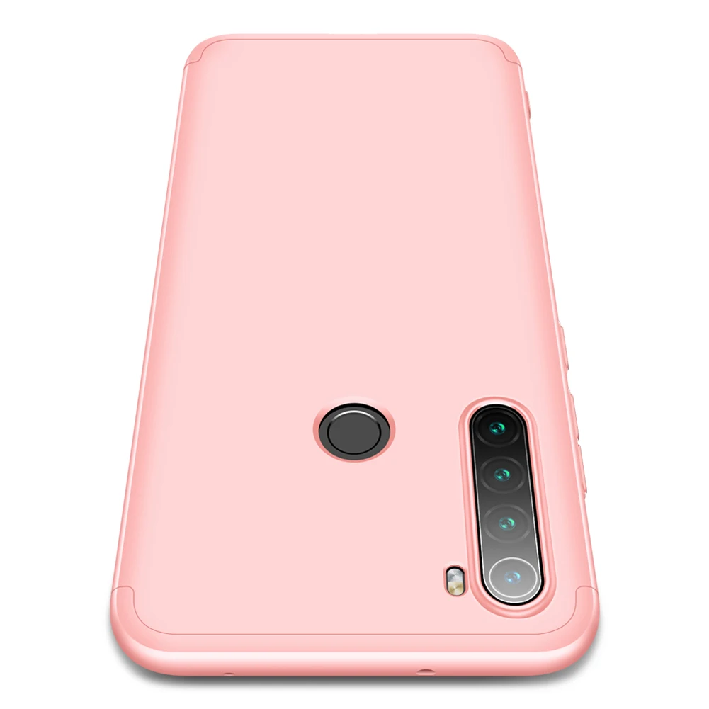 Розовый Чехол для Red mi Note 8T для Xiaomi mi 9T mi 9T mi 9 SE 8 Lite A3 чехол для Red mi Note 7 8 PRo 8A 360 градусов полный защитный чехол - Цвет: Розовый