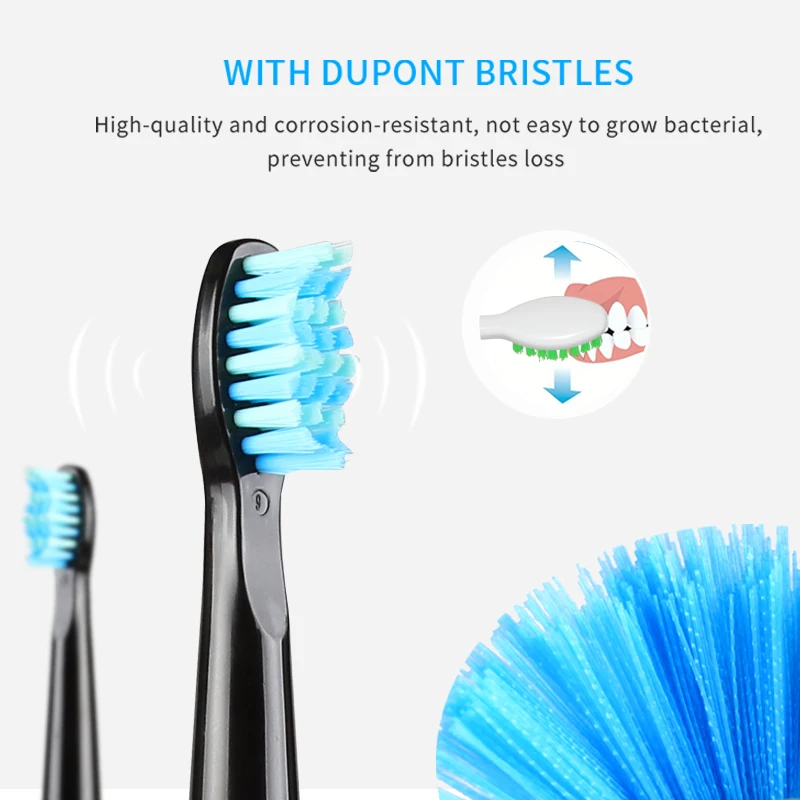 SEAGO Electric Toothbrush Adult USB Rechargeable Sonic Teeth Brush Waterproof With 3 Head Whitening Healthy Gift | Бытовая техника