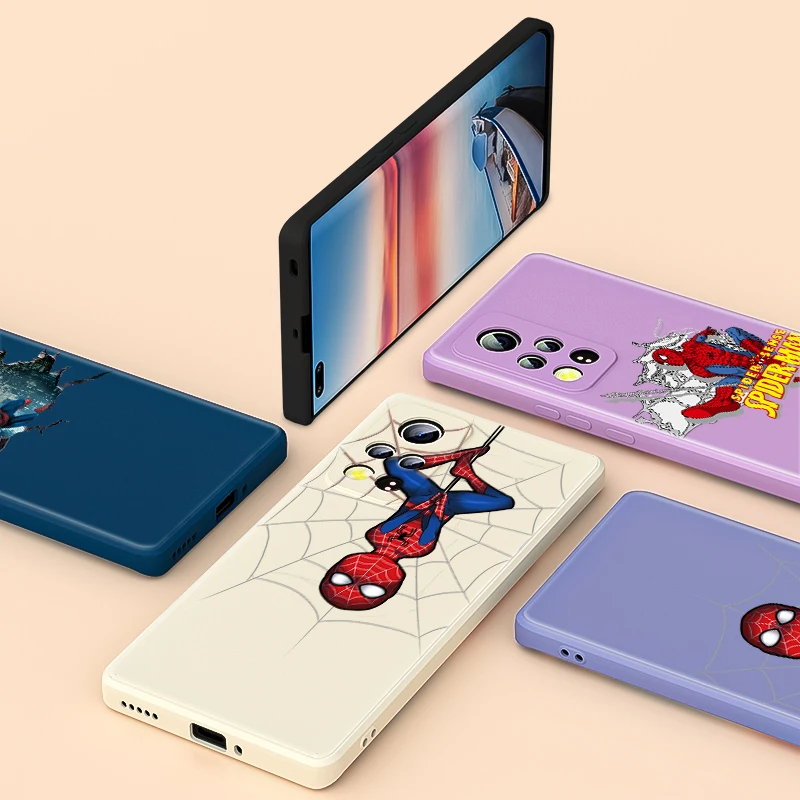 

Avenger Marvel Superhero For Honor Play 5T 5 4 4T 3 50 V40 V30 30 X20 X10 20 8A 7S Pro Plus Lite 5G Liquid Silicone Phone Case
