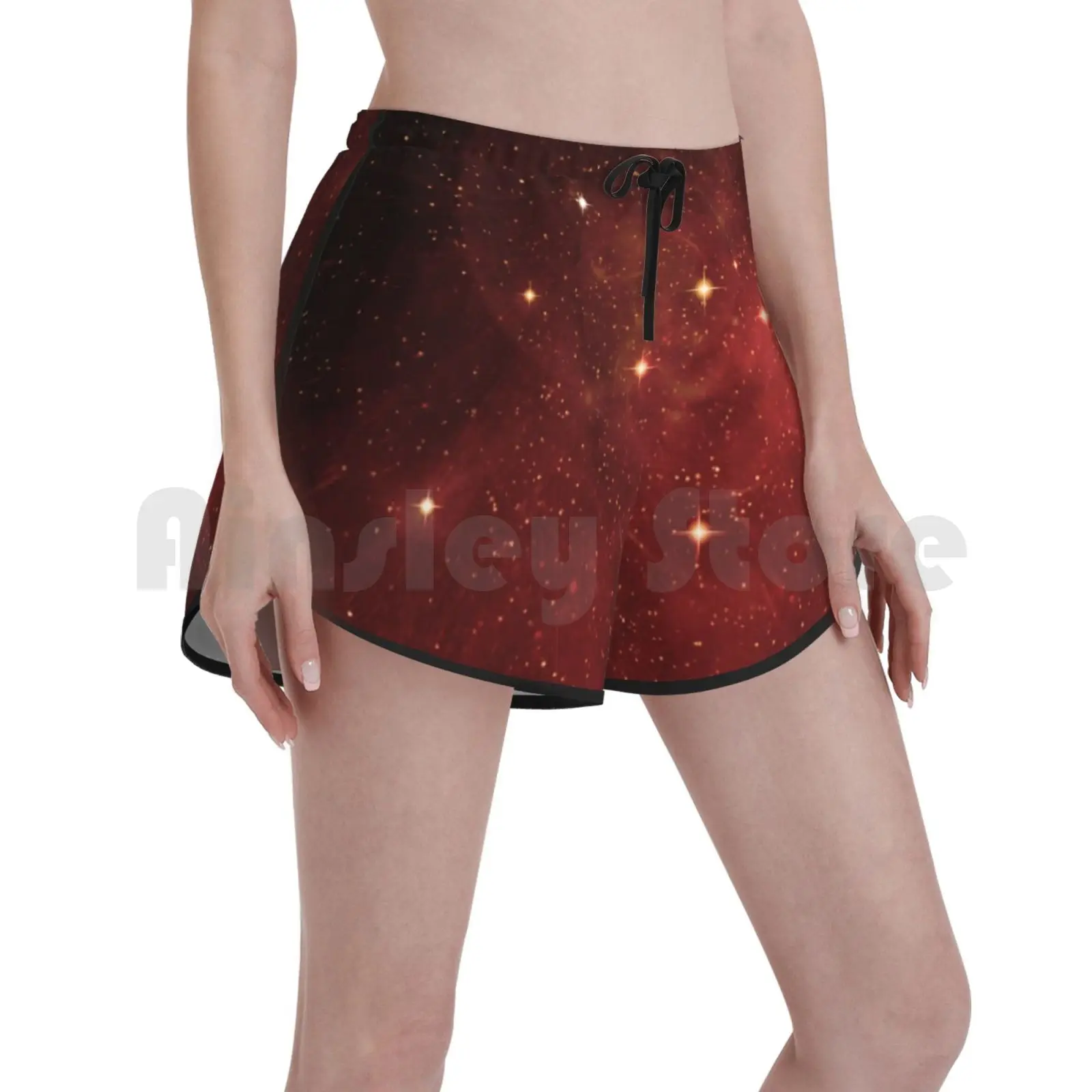 

Шорты для плавания женские пляжные, Шорты для плавания с изображением галактики в свободном пространстве, астрологии, планеты, космоса, тум...
