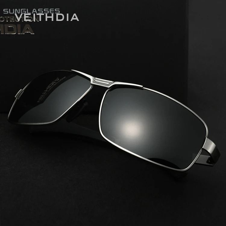 Бренд VEITHDIA мужские солнцезащитные очки поляризационные oculos de sol masculino аксессуары