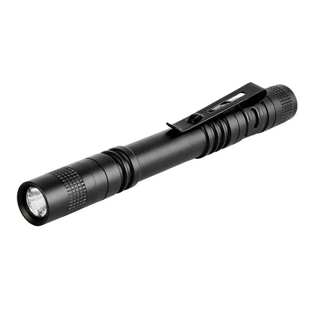 

Flashlight Torch Energy Saving Durable Long Black 50LM 2W LED Sporting Goods Self Defence Outdoor Supply Home Accessory