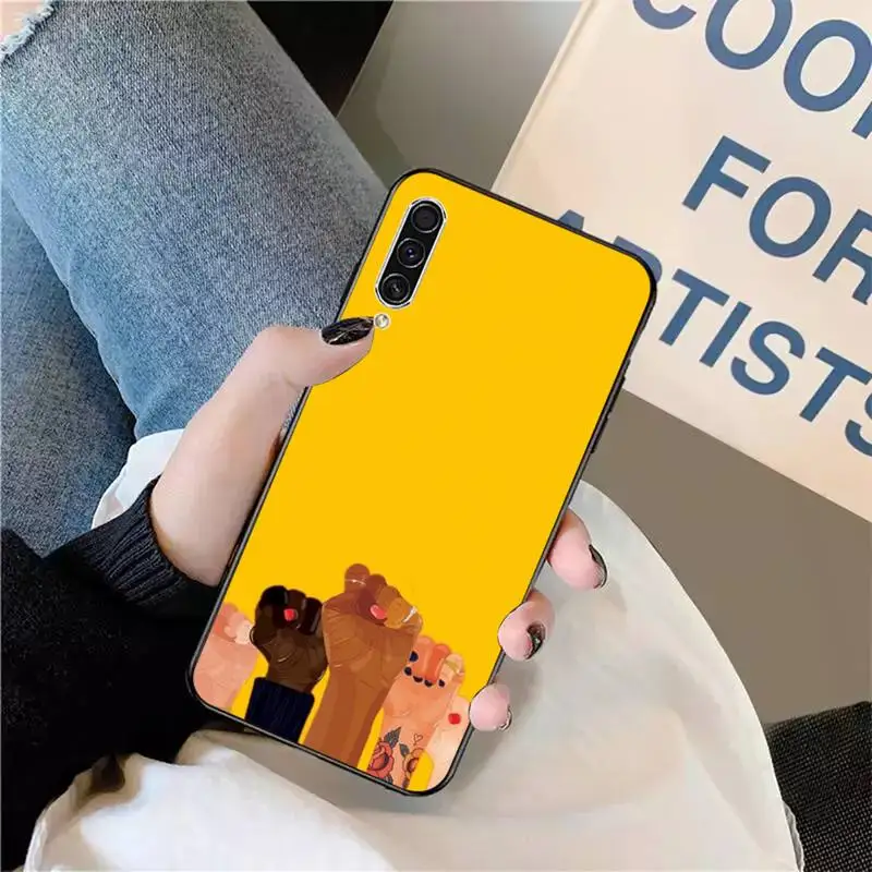 

Girls support girls Art illustration Phone Case For Samsung galaxy A S note 10 7 8 9 20 30 31 40 50 51 70 71 21 s ultra plus