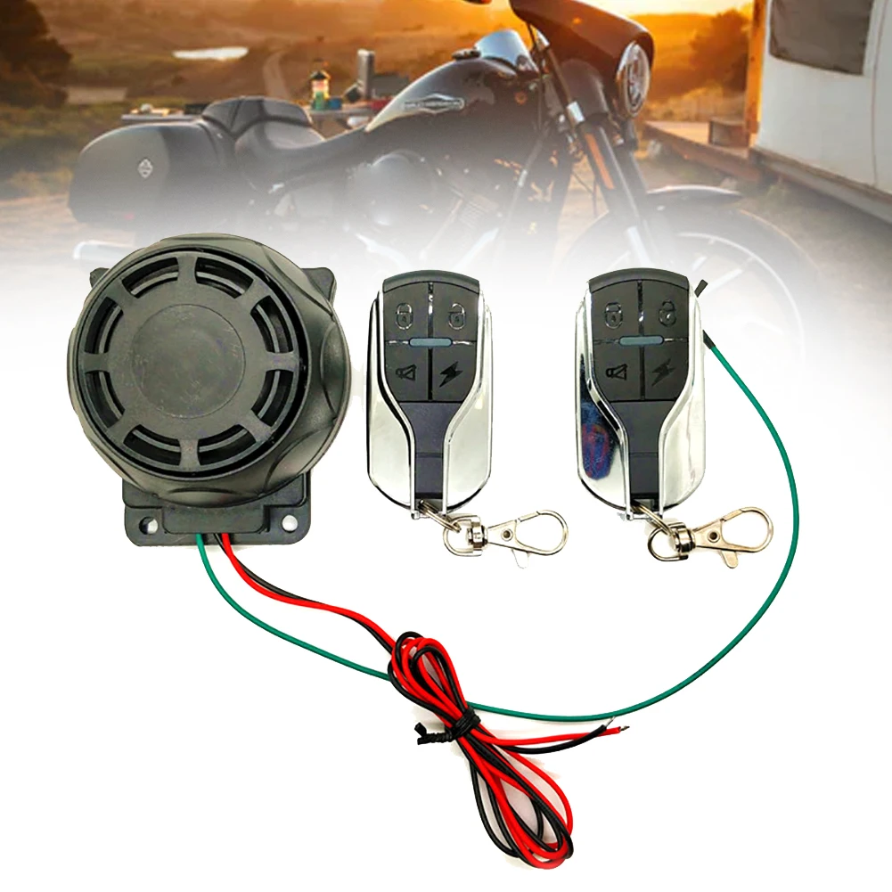 

Alarm System Remote Control Anti Theft Detector Protective Mini Motorcycle Bike Loudly Sensor Engine Start Immobiliser Sensitive