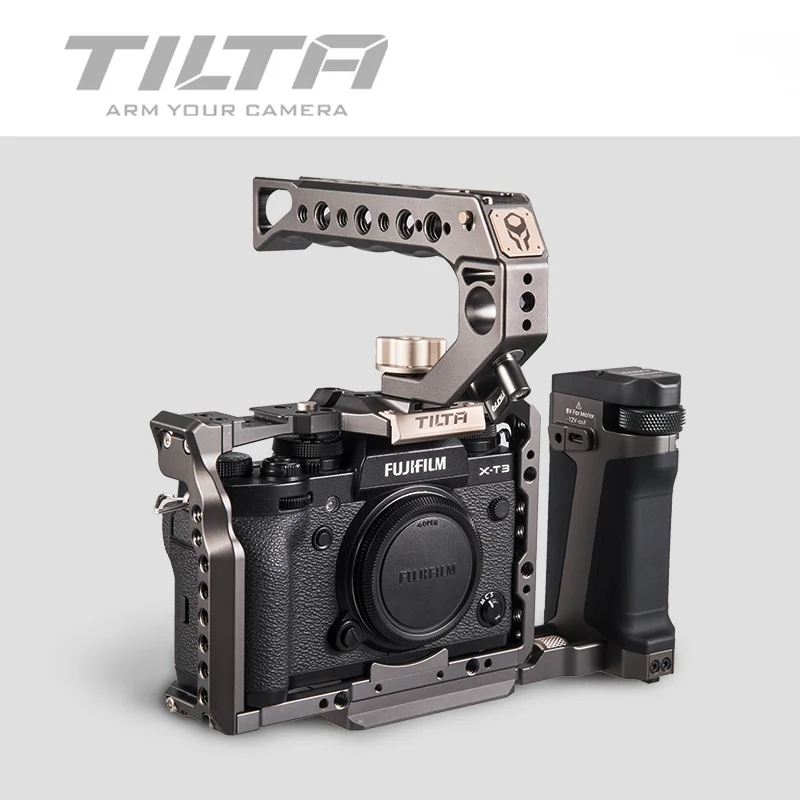 Новинка клетка TILTA для цифровой зеркальной камеры Rig Fujifilm X T3 ручка fujifilm xt3