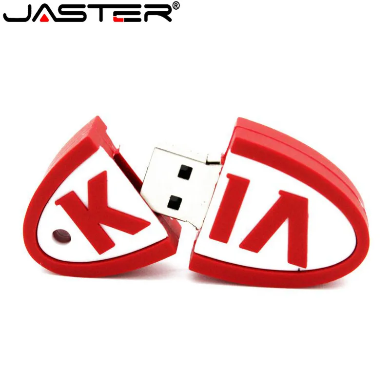JASTER KIA флеш-накопитель силиконовый Автомобильный ключ 4 ГБ 8 16 32 64 объемный