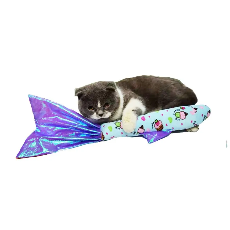 

Pet Cat Plush Toy Simulation Fish Vocal Catnip Pillow Simulation Fish Shape Cat Toy Catnip Fragrance Toy Dropshipping 2021 New