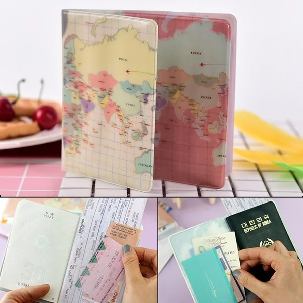Дорожная карта дизайн держатель паспорта Обложка посылка дорожный для карт