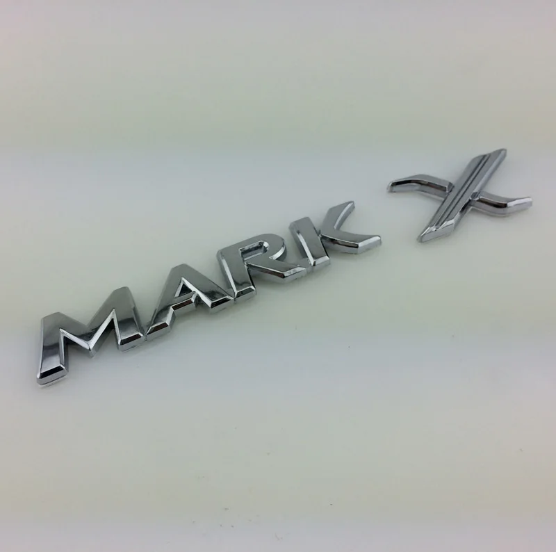 

car emblem car stick for Toyota MARK X MARKX GT Rear Emblem Decal Badge Sticker 160x25x40mm Car Styling