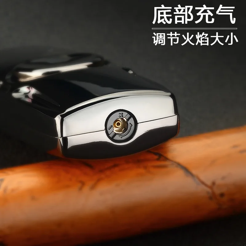 Многоразовая газовая зажигалка Jet факела Turbo ветрозащитная Бутановая Зажигалка